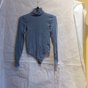 Wolford Women's Blue Turtleneck Bodysuit